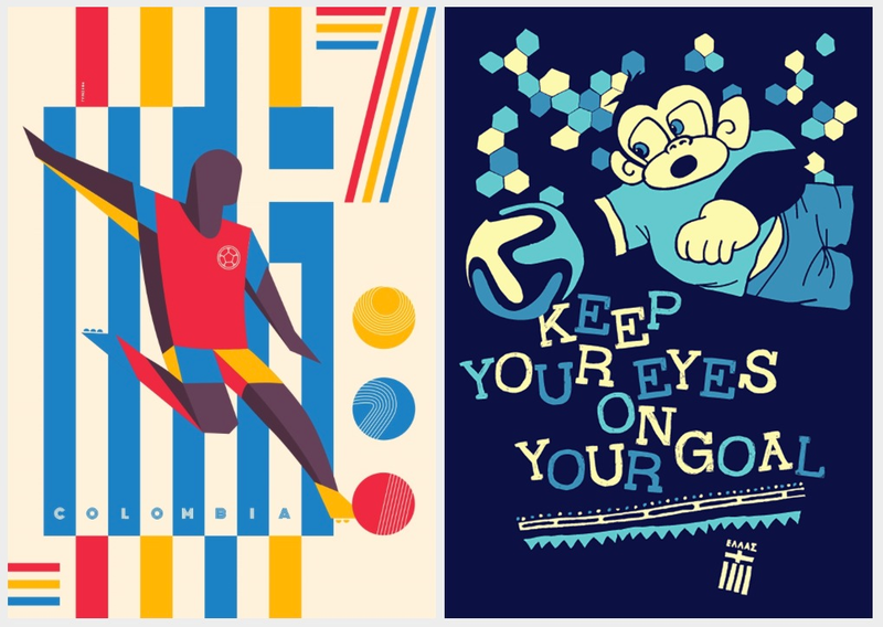 Illustration for article titled This Site Turns Each World Cup Game Into a Graphic Design Smackdown